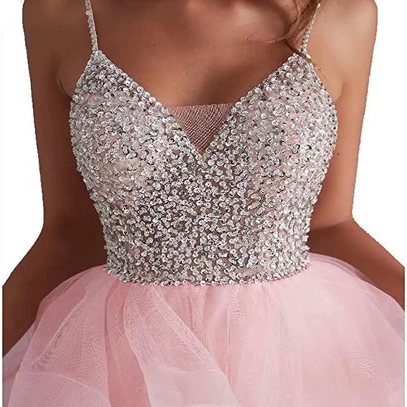 Sequin Short Prom Dresses for Teens Homecoming Dresses Cocktail Dress - Picture 4 of 5